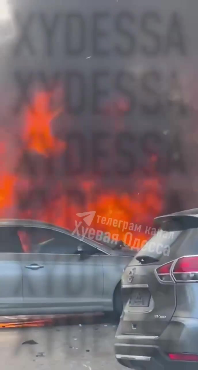 Drone strike reported in Odesa