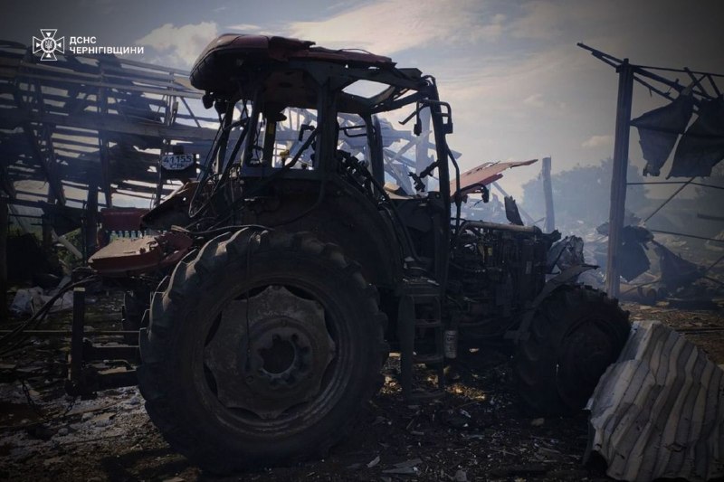 1 person killed, another wounded as result of drone strike at the farm in Korop territorial community of Novhorod-Siverskiy district of Chernihiv region