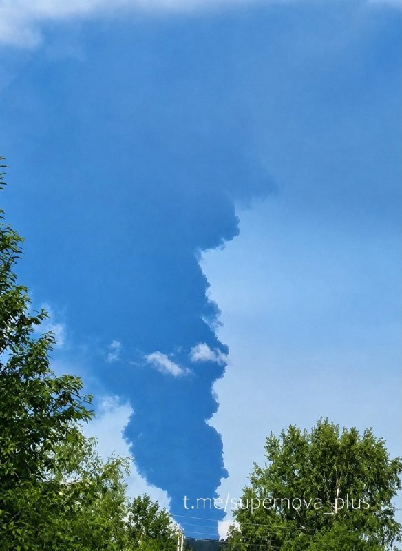 Fire at the Lazarevo oil pumping station in Kirov region of Russia