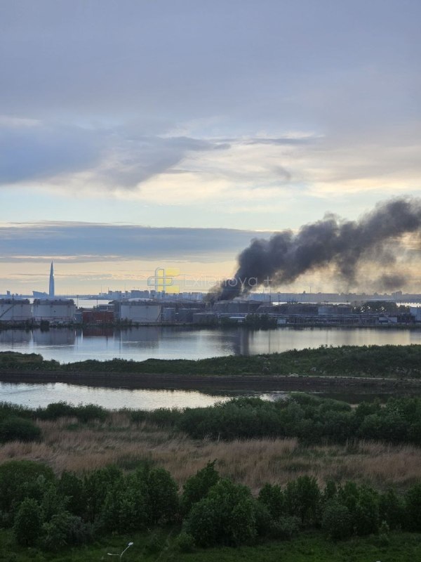 Drones have attacked oil terminal in Sankt-Peterburg