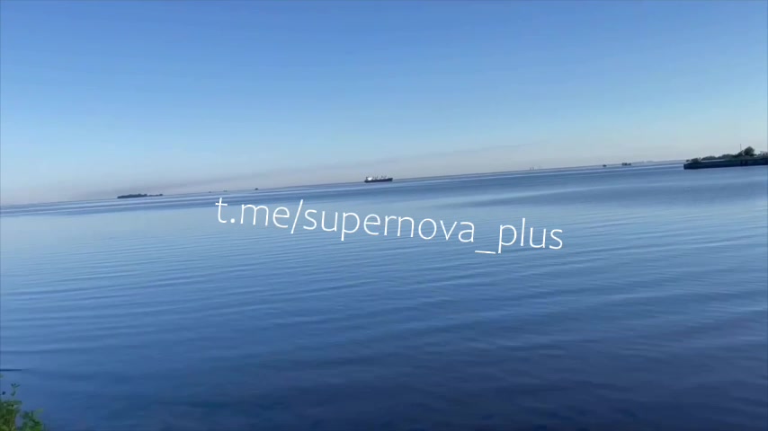 Smoke is rising over Kronstadt also