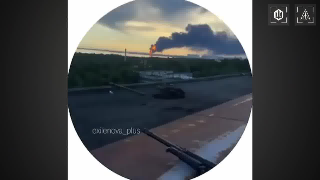 Ukrainian drones hit a Steregushchy-class corvette of the Russian Navy Boikiy in Kronshtadt, Saint-Petersburg