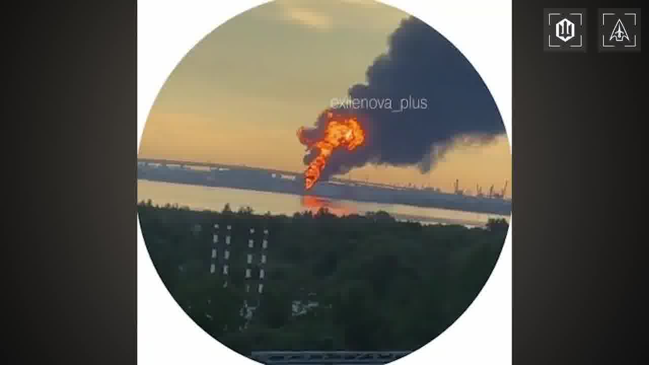 Ukrainian drones hit a Steregushchy-class corvette of the Russian Navy Boikiy in Kronshtadt, Saint-Petersburg