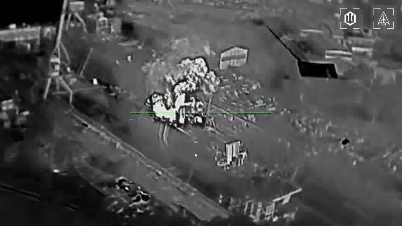 Ukrainian drones hit a Steregushchy-class corvette of the Russian Navy Boikiy in Kronshtadt, Saint-Petersburg