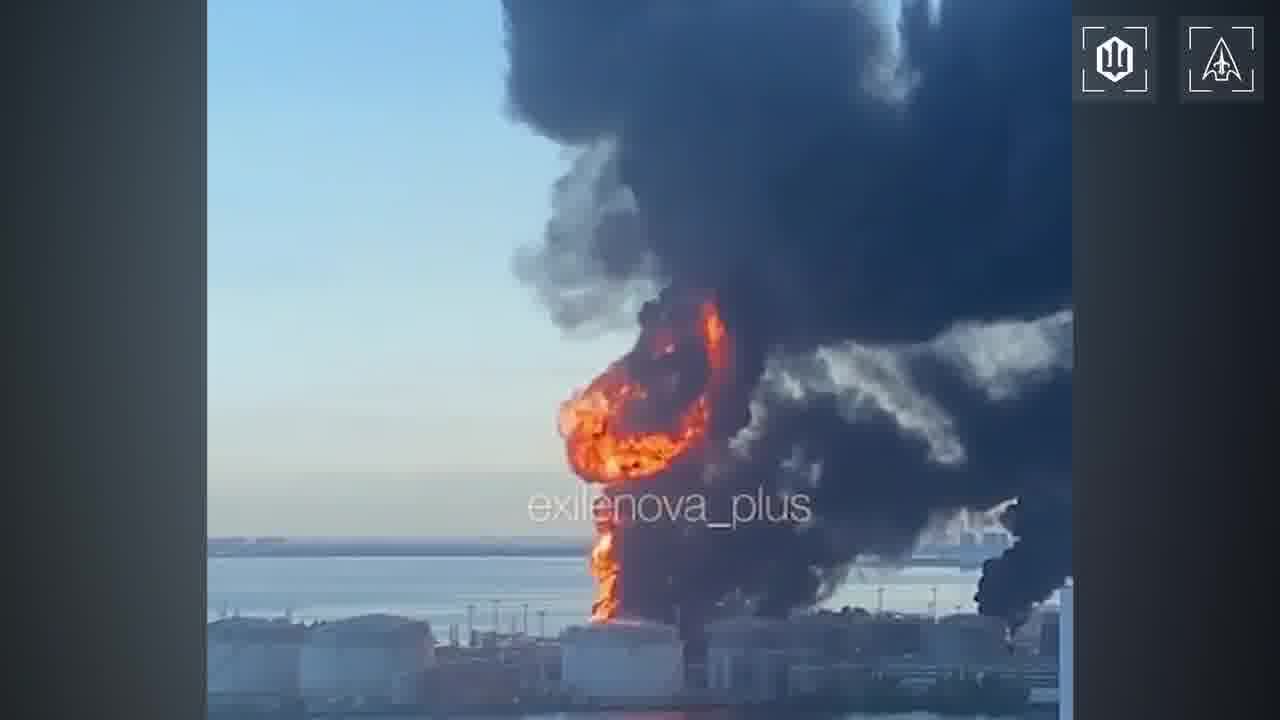 Ukrainian drones hit a Steregushchy-class corvette of the Russian Navy Boikiy in Kronshtadt, Saint-Petersburg