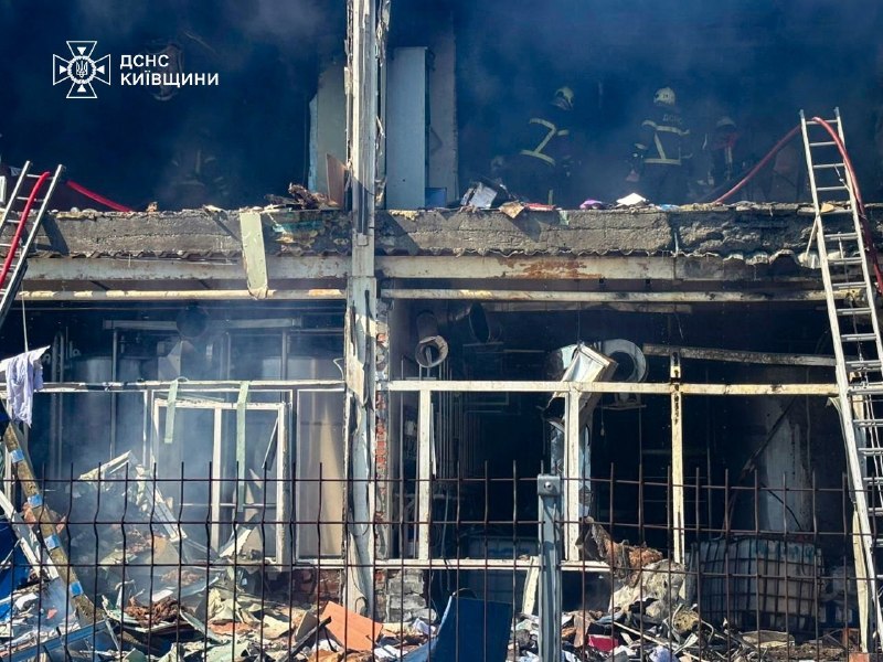 4 people killed as result of drone strike at the food enterprise in Zhurivka of Brovary district