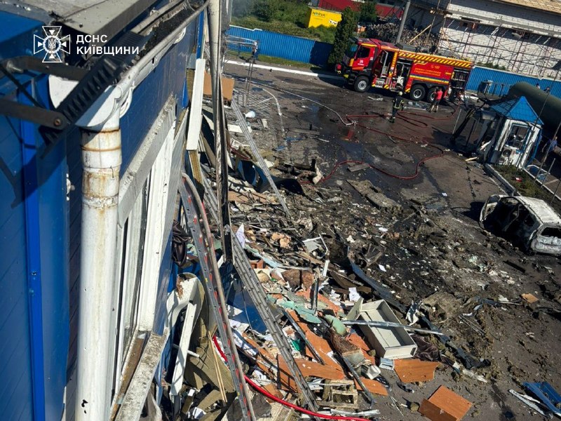 4 people killed as result of drone strike at the food enterprise in Zhurivka of Brovary district