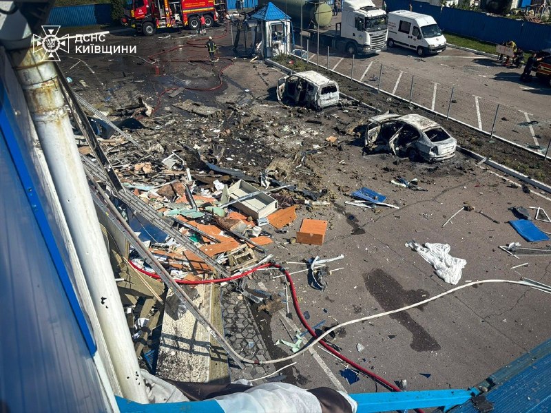 4 people killed as result of drone strike at the food enterprise in Zhurivka of Brovary district