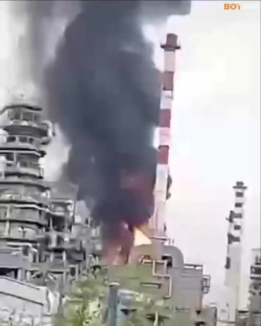 Fire and explosions reported at Antipinskiy oil refinery in Tyumen