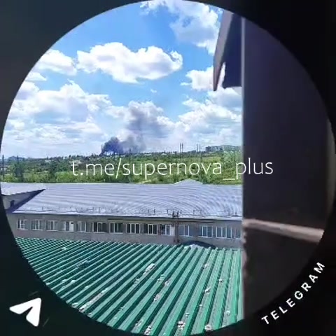 Fire after suspected drone strike reported in Khrestivka of Donetsk region