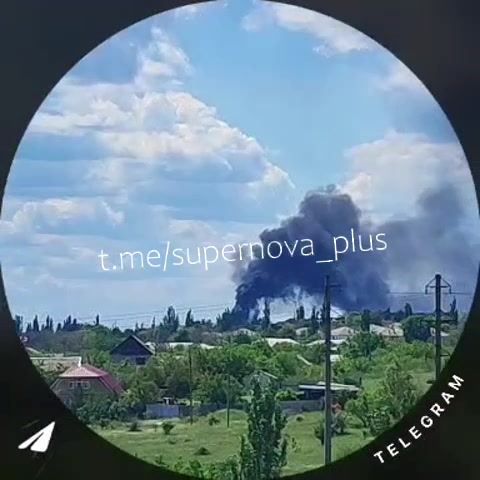 Fire after suspected drone strike reported in Khrestivka of Donetsk region