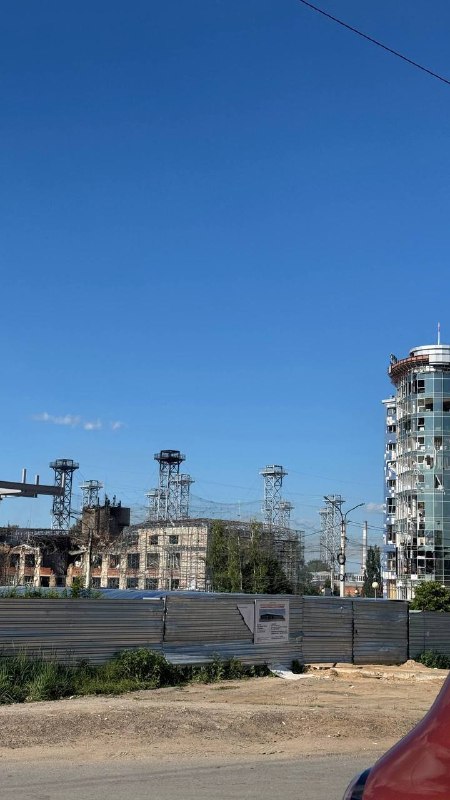 Damage to military plant VNIIR-Progress in Cheboksary