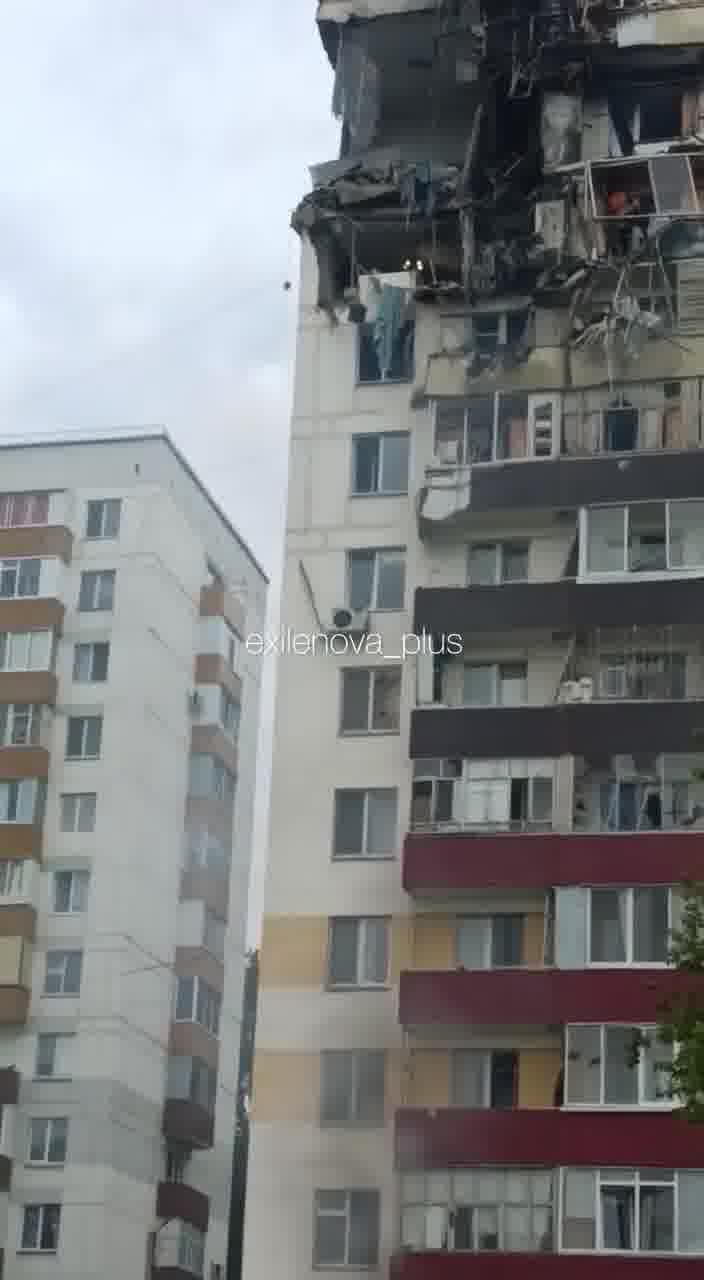 A house was damaged in Nizhnekamsk