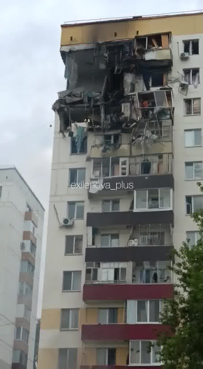 A house was damaged in Nizhnekamsk