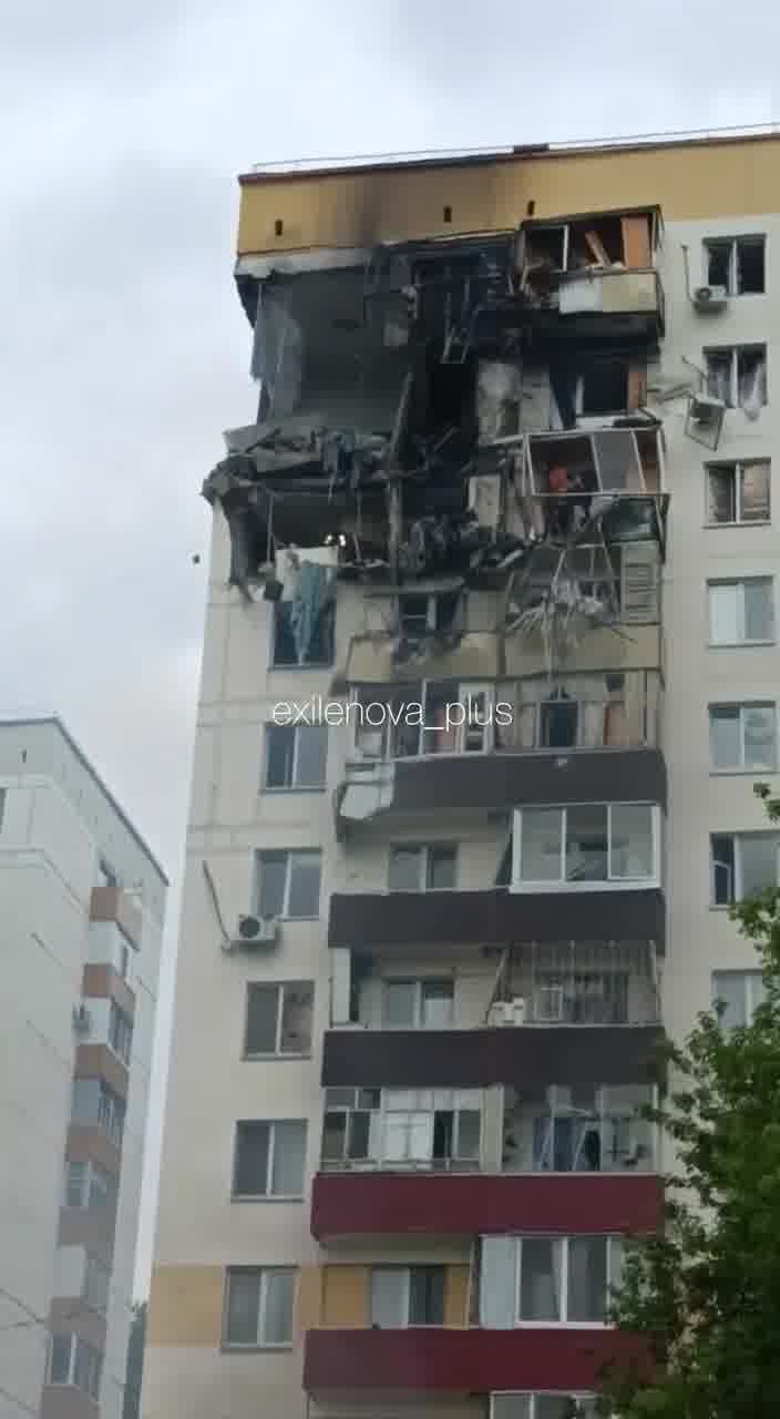 A house was damaged in Nizhnekamsk