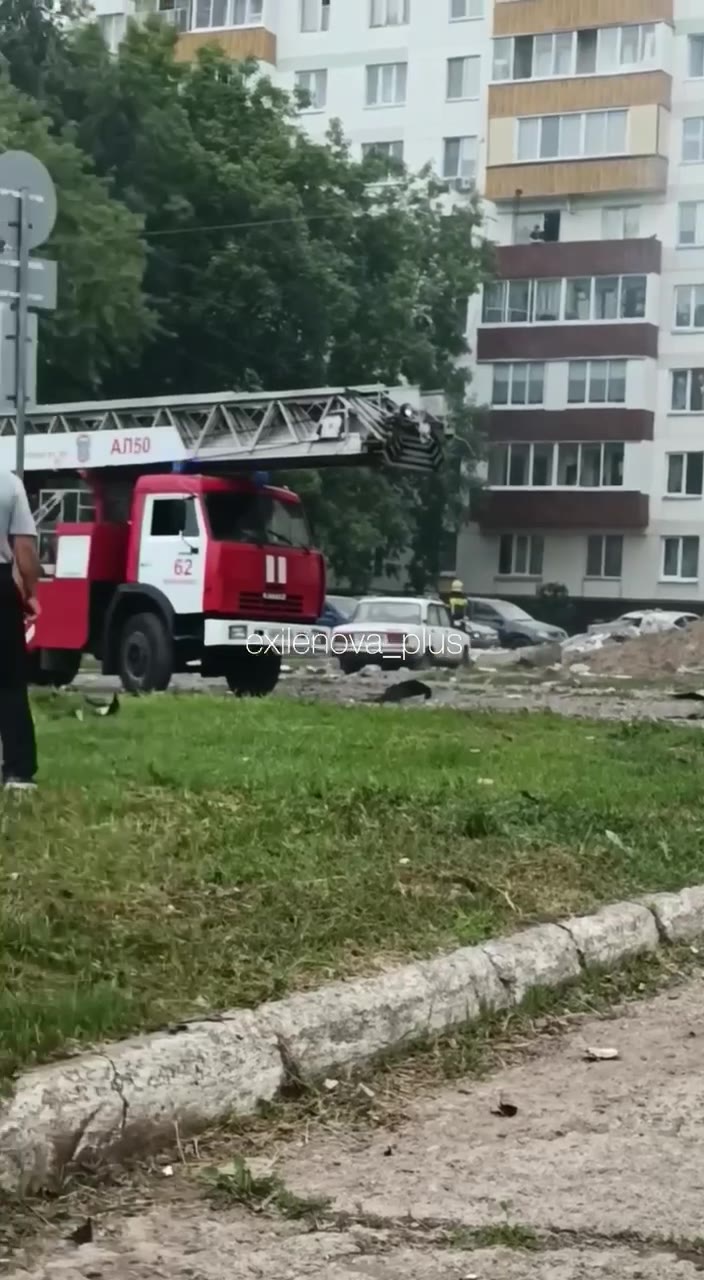 A house was damaged in Nizhnekamsk