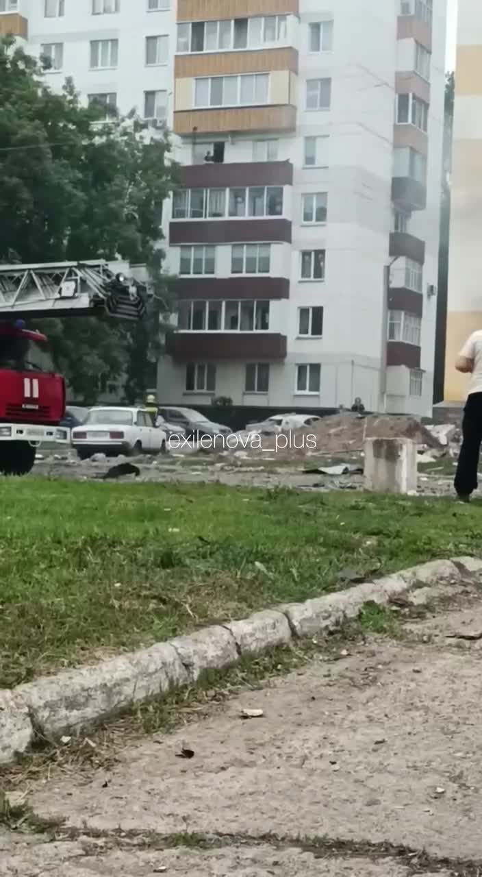 A house was damaged in Nizhnekamsk