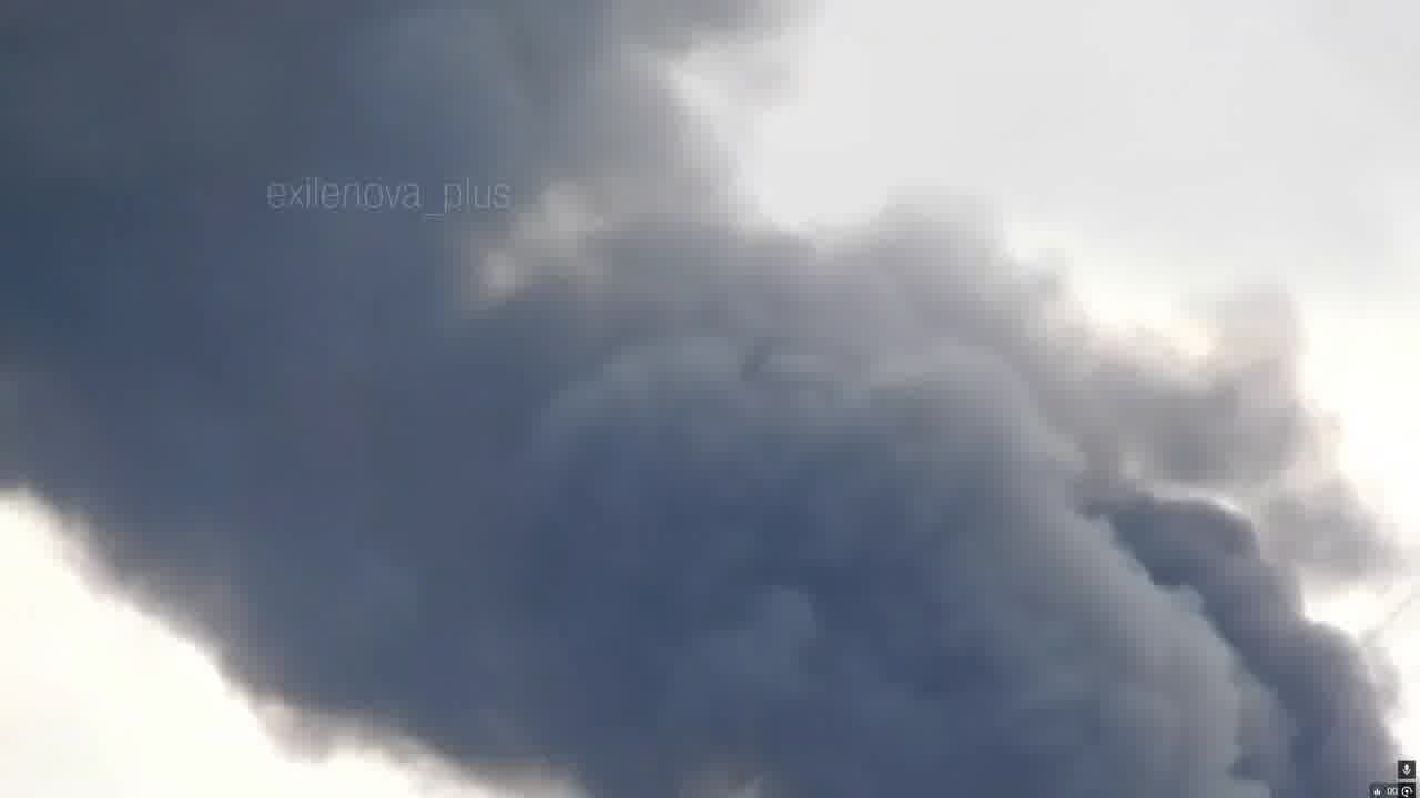 حريق في مصفاة نفط في كابوتنيا بمنطقة موسكو