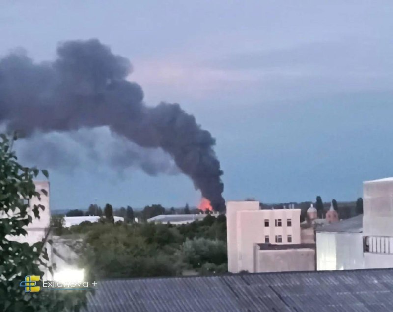 Explosions and fire reported in Shebekino, Belgorod Oblast of Russia