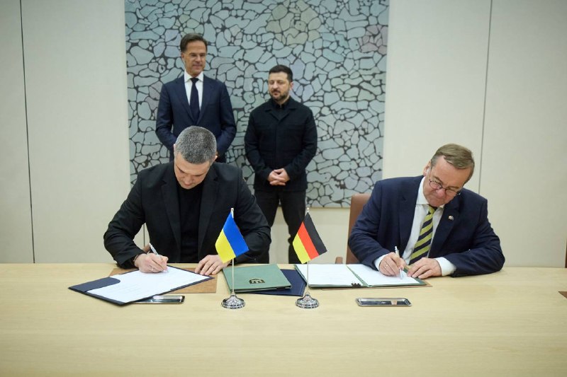 Ukraine and Germany agreed on the development of anti-ballistics and joint production of unmanned ground vehicles