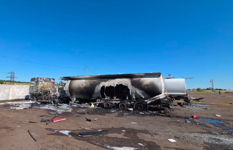 1 person killed, 4 wounded as result of drone strikes at the trucks stop in the south of Odesa region