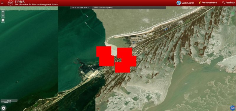 Fires recorded at Kerch port and Kavkaz port