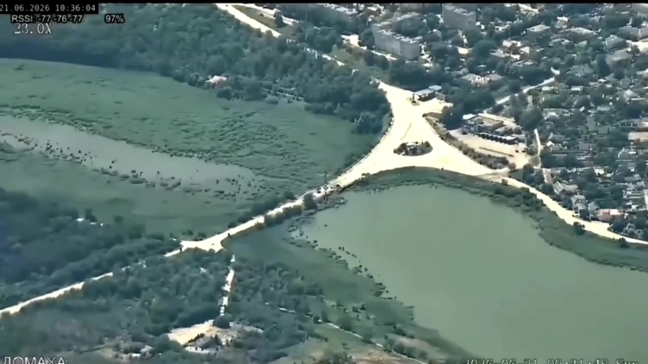 Ukrainian aviation had conducted airstrike at the bridge in Vasylivka of Zaporizhia region