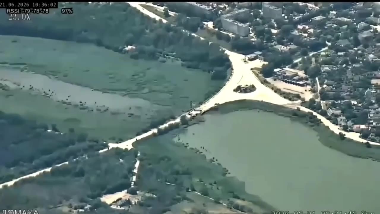 Ukrainian aviation had conducted airstrike at the bridge in Vasylivka of Zaporizhia region