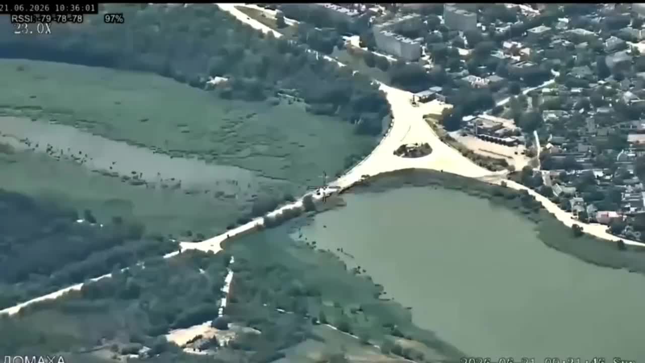 Ukrainian aviation had conducted airstrike at the bridge in Vasylivka of Zaporizhia region
