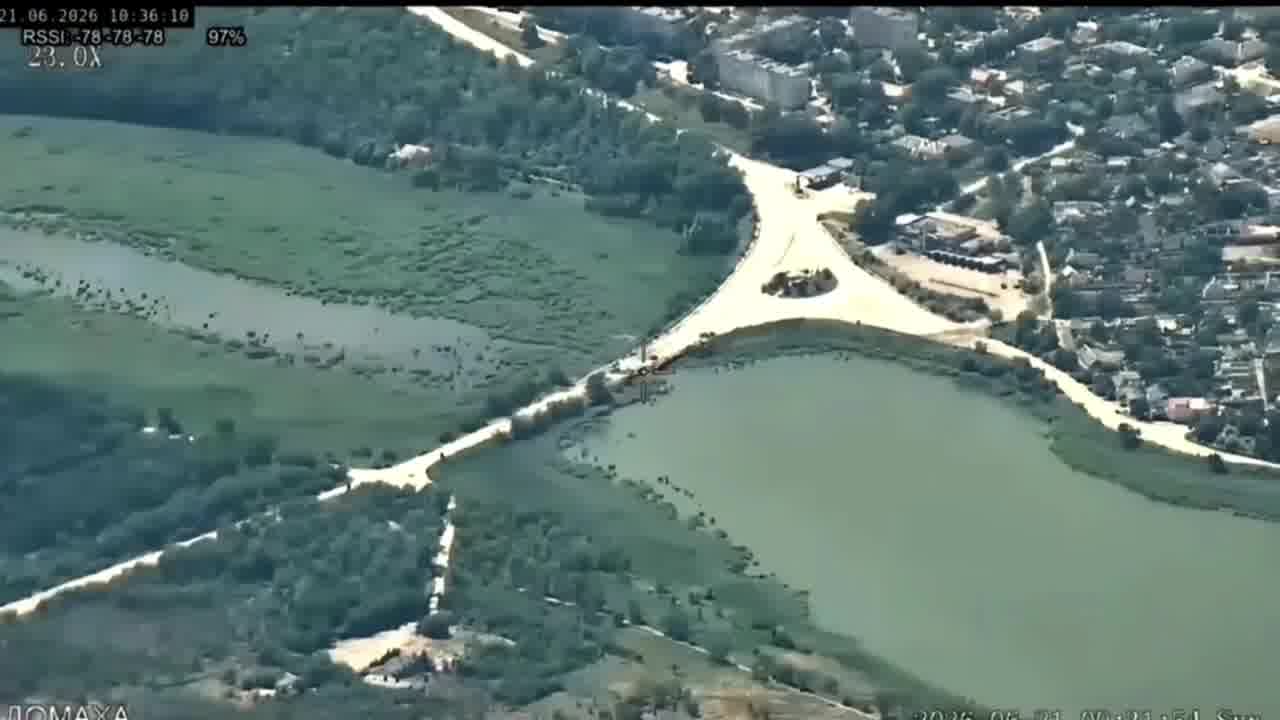 Ukrainian aviation had conducted airstrike at the bridge in Vasylivka of Zaporizhia region