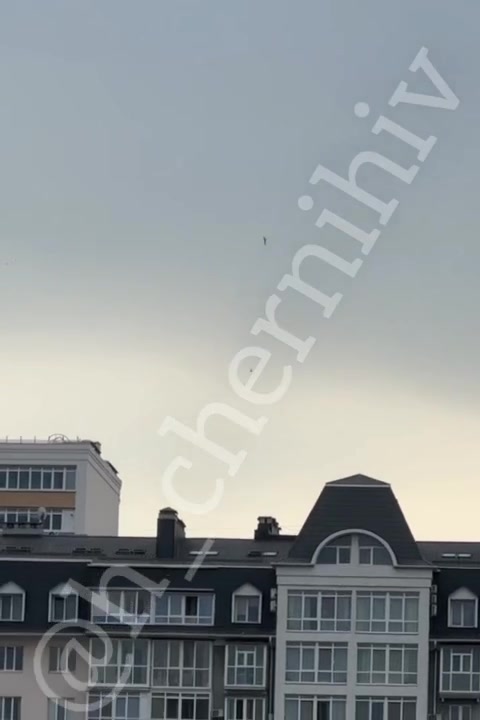 Multiple drones strikes were reported in Chernihiv
