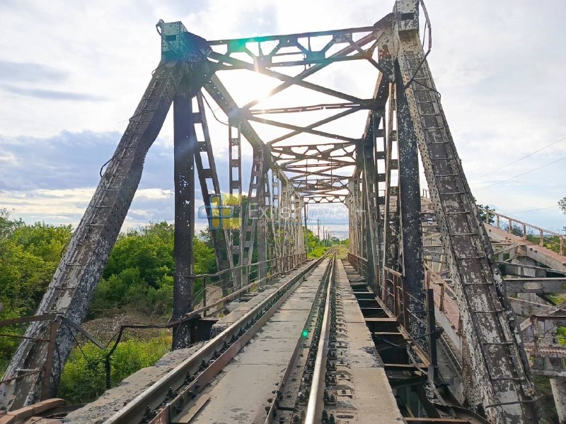 Railway bridge was destroyed on 26th June in Sabivka of Luhansk region