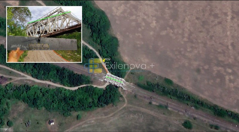 Railway bridge was destroyed on 26th June in Sabivka of Luhansk region