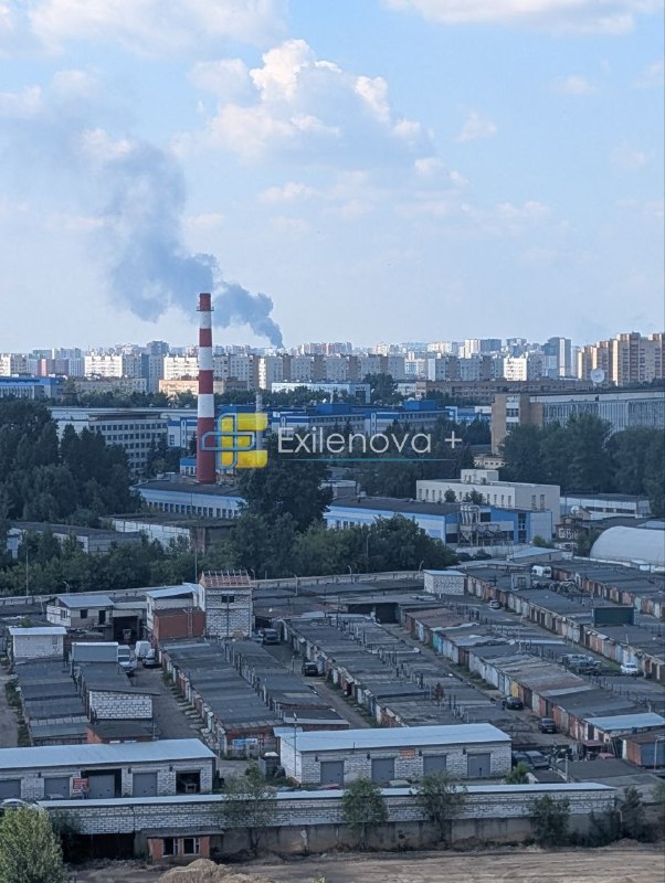 Fire reported at the power substation in Lyubertsy, Moscow region