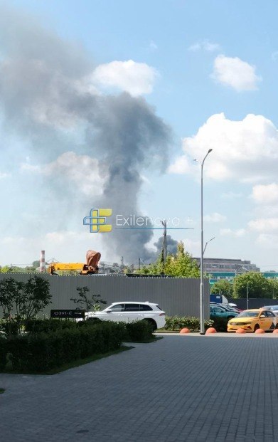 Fire reported at the power substation in Lyubertsy, Moscow region