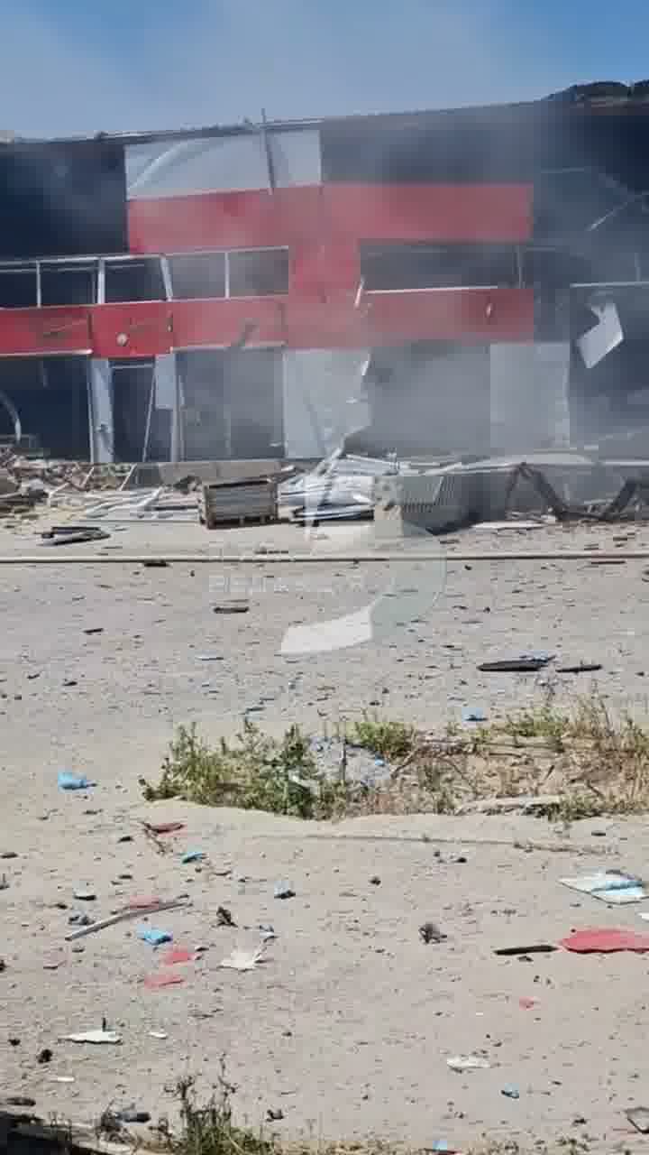 Damage in Zaporizhzhia as result of Russian strikes