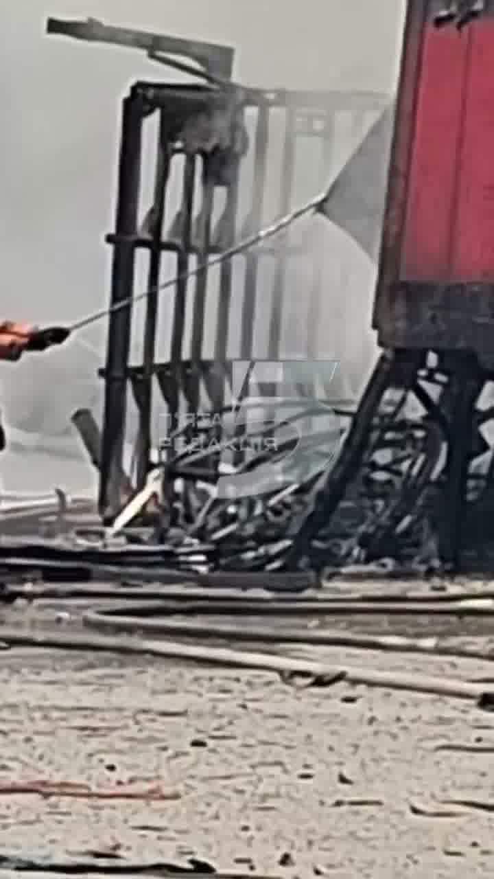 Damage in Zaporizhzhia as result of Russian strikes