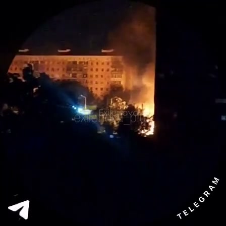 Fires in Mariupol after overnight strikes