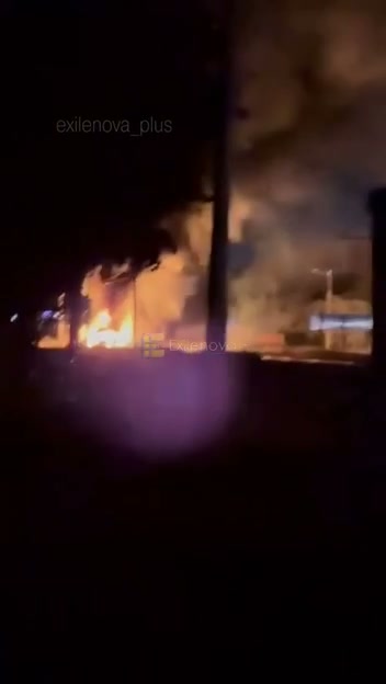 Fires in Mariupol after overnight strikes
