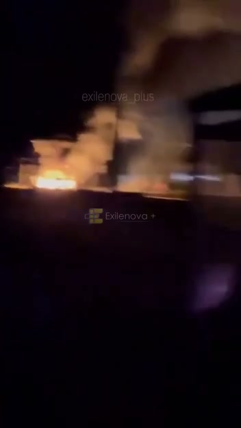 Fires in Mariupol after overnight strikes