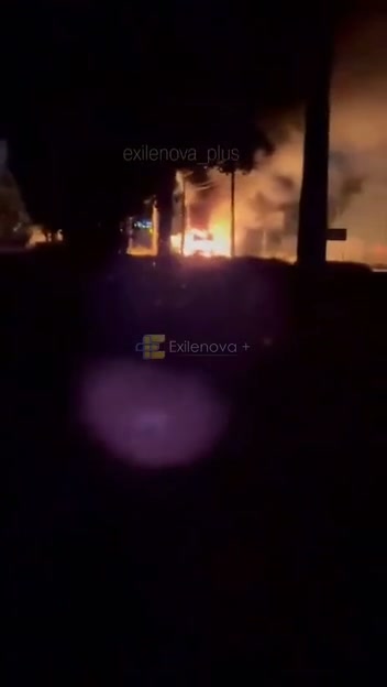 Fires in Mariupol after overnight strikes