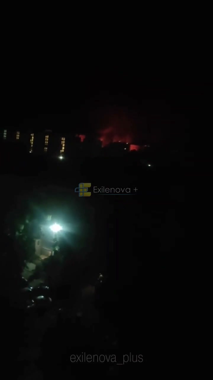 Fires in Mariupol after overnight strikes