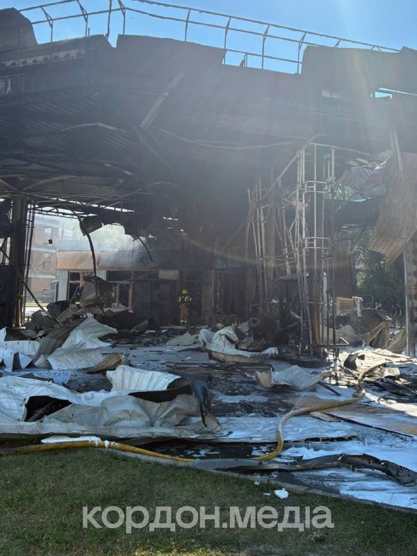 3 wounded as result of drone strike at the fuel station in Sumy