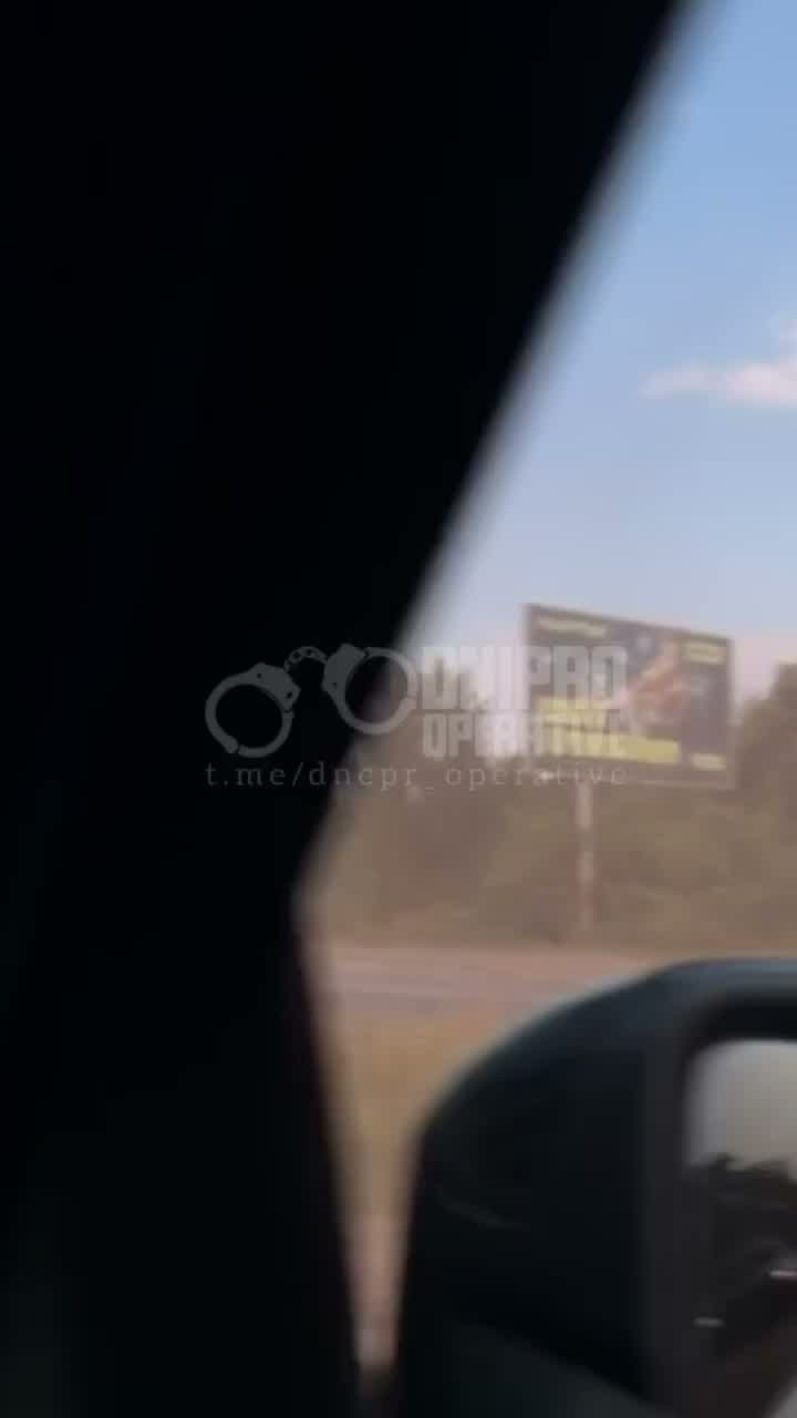 Drone hit at the fuel station near Krynychky, Dnipropetrovsk region