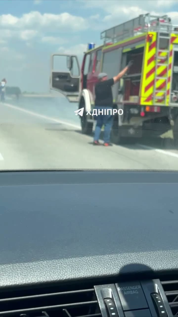 Drone had targeted agricultural harvester at Dnipro-Zaporizhzhia highway