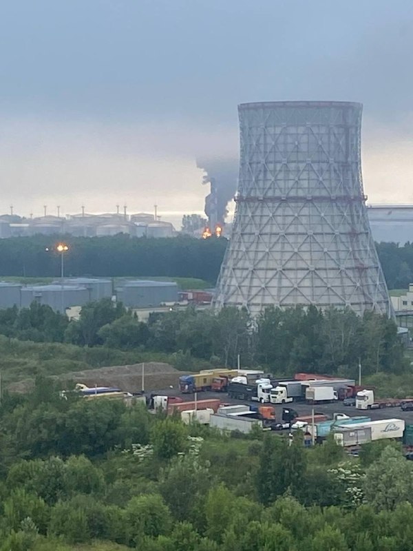 Several oil reservoirs were targeted in St Petersburg port