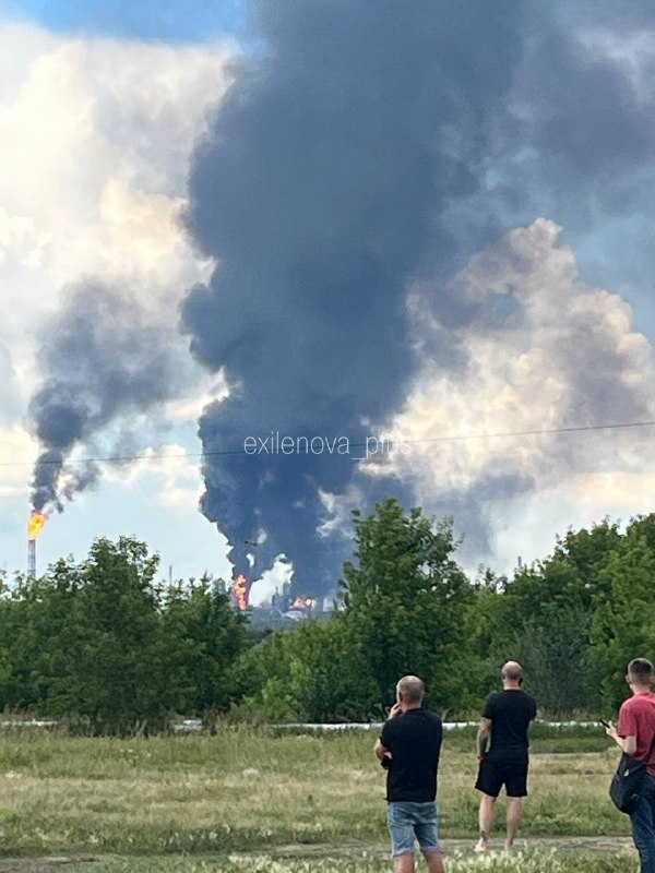 The biggest oil refinery in Russia, Omsk oil refinery was targeted in a drone strike