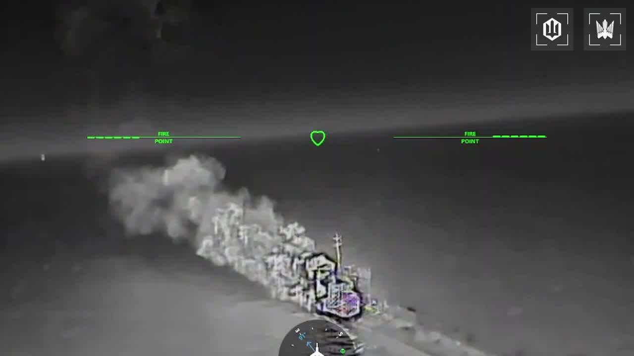 Ukrainian drones attacked 8 tankers of the Russian shadow fleet in the Sea of Azov: Venera-3; Sanar-1; Sanar-17; Klymena; Teti; Alexey Savrasov; Penelope