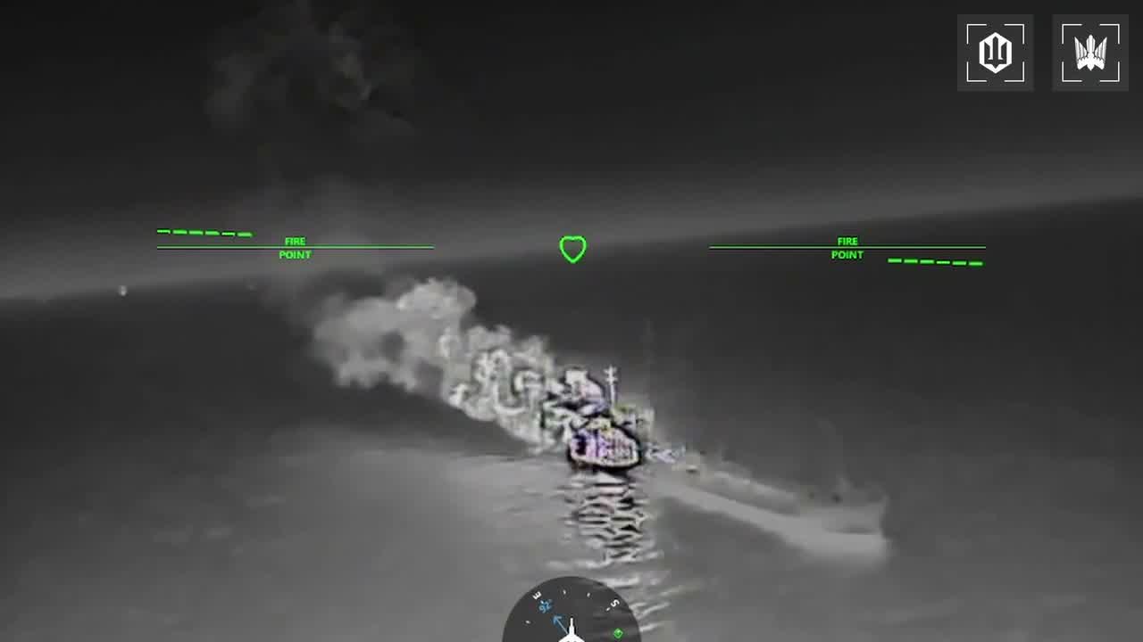 Ukrainian drones attacked 8 tankers of the Russian shadow fleet in the Sea of Azov: Venera-3; Sanar-1; Sanar-17; Klymena; Teti; Alexey Savrasov; Penelope