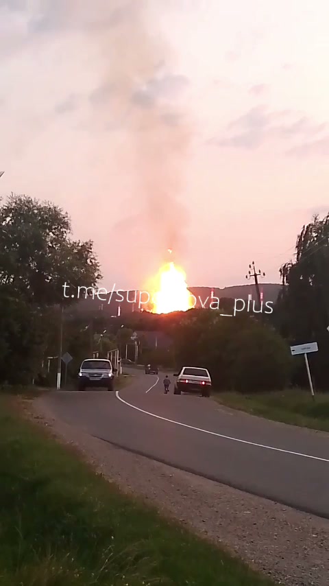 Natural gas pumping station was targeted in a suspected missile strike in Krasnodar region